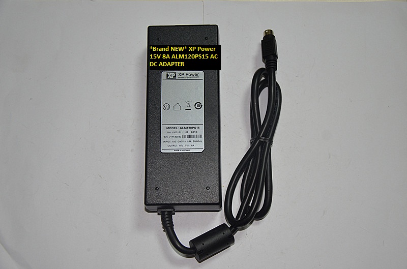 *Brand NEW* XP Power 15V 8A ALM120PS15 AC DC ADAPTER